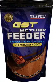 Прикормка Traper GST Method Feeder Strawberry Scent 750g