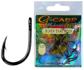 Крючок карповый Gamakatsu G-Carp Super Snag Hook №06 (10шт/уп) ц:black