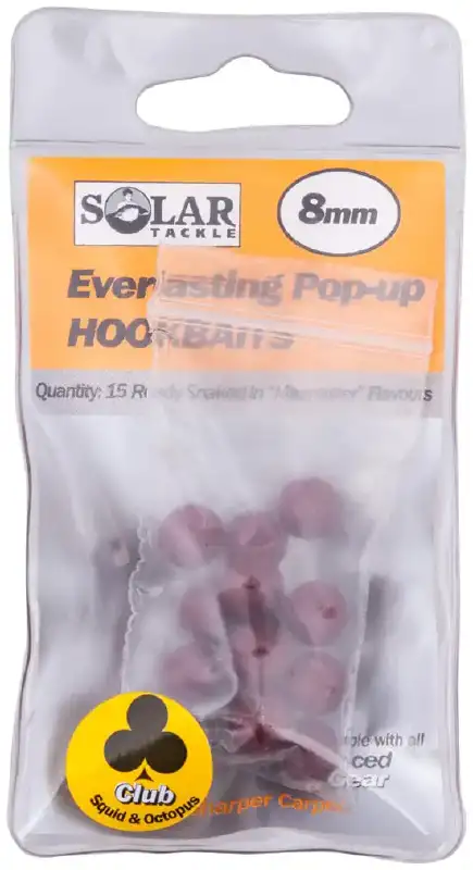 Искусственная насадка Solar Everlasting Pop-Up Hook Baits Squid & Octopus Club 8mm 
