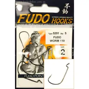 Крючок Fudo Worm 110 BN №1
