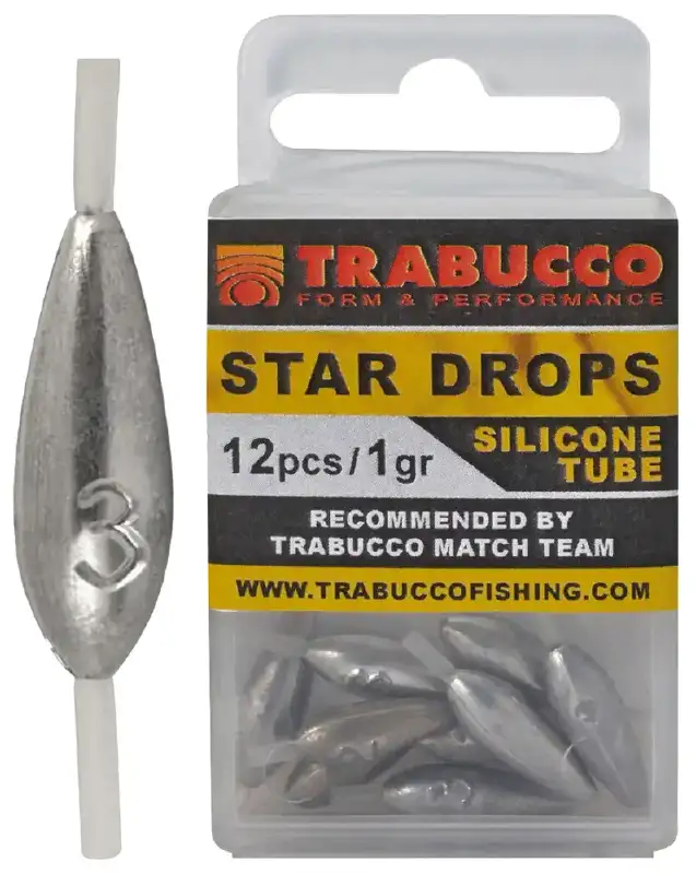 Грузило Trabucco Star Drops Silicone 2.0g (12шт/уп)