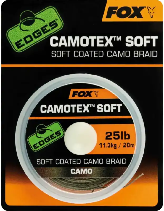 Поводковый материал Fox International Edges Camotex Soft 35lb