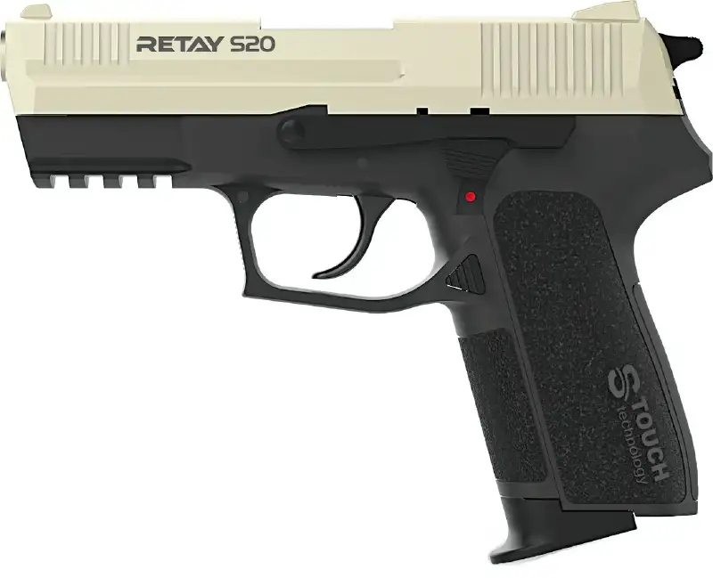 Пистолет стартовый Retay S20 кал. 9 мм. Цвет - satin.