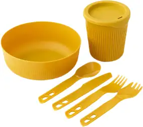 Набір посуду Sea To Summit Passage Dinnerware Sett 6 предметів Arrowwood Yellow