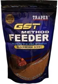 Прикормка Traper GST Method Feeder Bloodworm Scent 750g