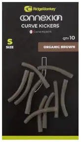 Лентяйка RidgeMonkey Connexion Curve Kickers Small (10 шт/уп) ц:organic brown
