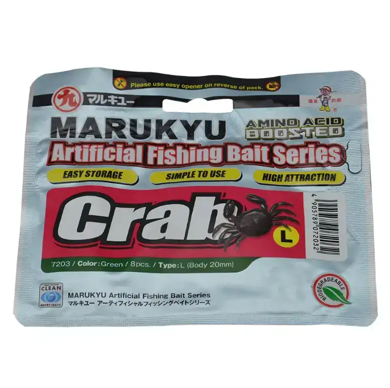 Искусственная насадка Marukyu Crab Green L