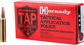 Патрон Hornady Law Enforcement TAP SBR кал. 223 Rem куля SP TAP маса 75 гр (4.9 г). Для гвинтівок SBR (10.5"-11.5")