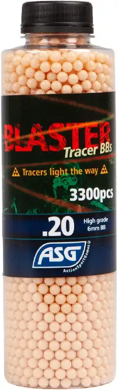 Страйкбольные шарики ASG Blaster Tracer Red 6 мм 0,2 г 3300 шт