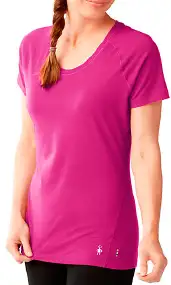Футболка Smartwool Woman’s Merino 150 Baselayer Pattern Short Sleeve XS Розовый