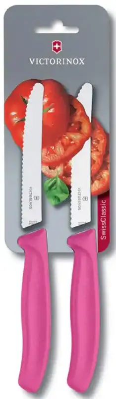 Набор кухонных ножей VICTORINOX 6.7836.L115B SwissClassic ц: розовый