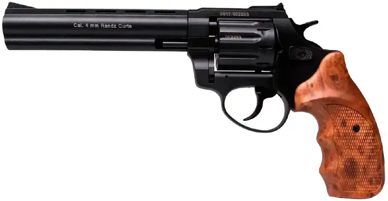 Револьвер флобера STALKER 4 мм 6" коричн. рук.