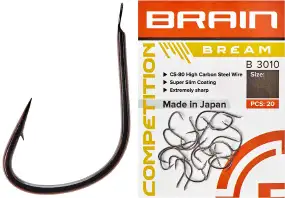 Крючок Brain Bream B3010 (20 шт/уп)