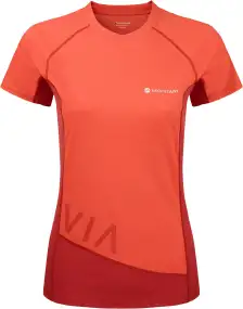Футболка Montane Female Katla T-Shirt XS/8/34 Paprika