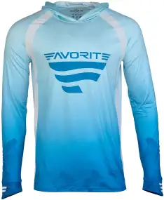 Реглан Favorite Hooded Jersey F Logo S Блакитний