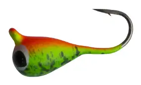 Мормишка вольфрамова Shark Крапля з вушком 1,9 гр. діам. 5,0 мм гачок D 12 к: Mat Tiger з гл