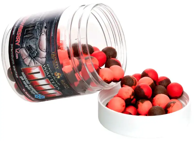 Бойли Trinity Wafters Duo Krill Strawberry 10mm 30g