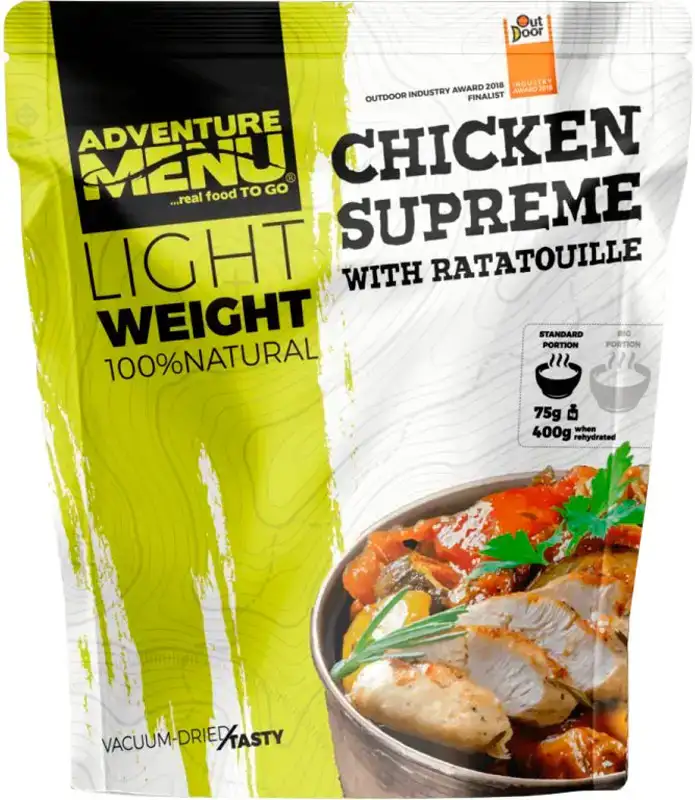 Куриная грудка с овощным рагу Adventure Menu Chicken supreme with ratatouille 113г