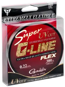 Волосінь Gamakatsu Super G-Line Flex 300m (прозорого.) 0.24mm 5.23kg