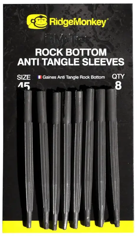 Протизакручувач RidgeMonkey Rock Bottom Tungsten Anti Tangle Sleeves Long (8шт/уп)