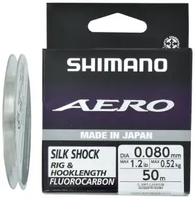 Флюорокарбон Shimano Aero Silk Shock Fluoro Rig/Hooklength 50m 0.195mm 3.26kg