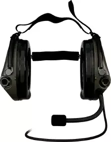 Активні навушники Sordin Supreme MIL CC з заднім тримачем. Колір: зелений