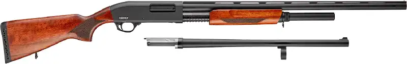 Рушниця Cobalt P20 Pump Action Combo Wood кал. 12/76. Стволи - 71 і 51 см