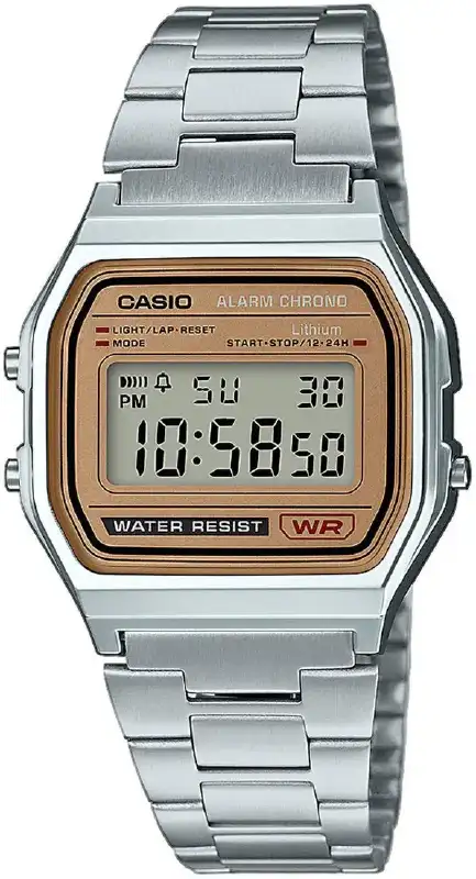 Годинник Casio A158WEA-9EF. Сріблястий