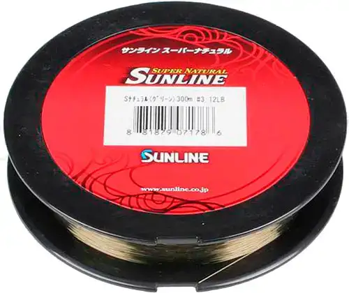 Леска Sunline Super Natural (зелен) 100м 0.165мм 1,8кг