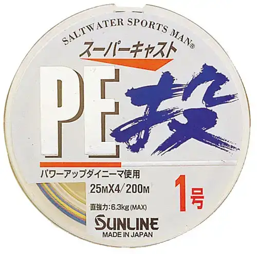 Шнур Sunline S-Cast PE Nagi 200м #0.6/0.128мм 4.67кг
