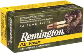 Патрон Remington Viper кал.22 LR куля Truncated Cone Solid маса 2,33 г/ 36 гран. Поч. швидкість 430 м/с.