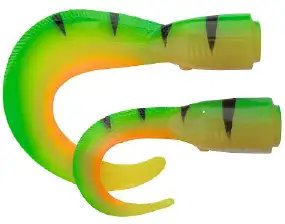 Хвіст запасний Savage Gear LB 3D Hard Eel Tails 17cm 2pcs 04-FireTiger