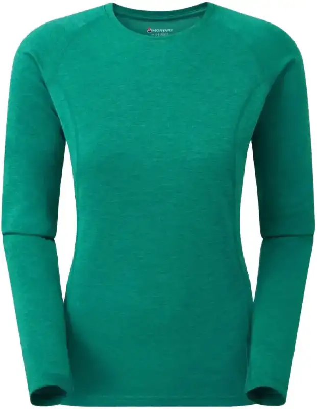 Термокофта Montane Female Dart Long Sleeve T-Shirt Wakame Green