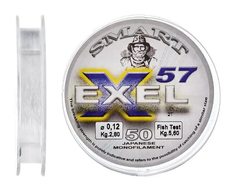 Леска Smart Exel 57 50m 0.12mm 2.8kg
