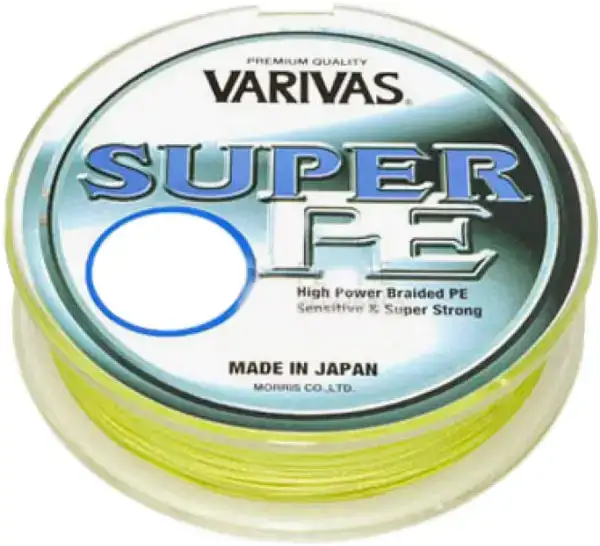 Шнур Varivas Super PE 270m (жёлтый) 0.11mm 5kg