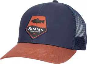 Кепка Simms Trucker Hat Trout Patch One size Rusty Red