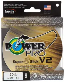 Шнур Power Pro Super 8 Slick V2 (Moss Green) 275m 0.36mm 66lb/30.0kg