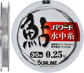 Волосінь Sunline Powerd Ayu 30m #0.4/0.104mm 1.15kg