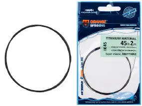 Повідковий матеріал UKRSPIN Orange Spinning титан 2м 6кг(12lb)/0.25 мм