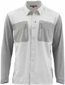 Рубашка Simms Tricomp Cool Fishing Shirt M Tundra