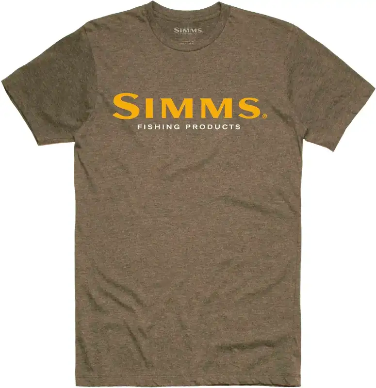 Футболка Simms Logo T-Shirt XXL Olive Heather