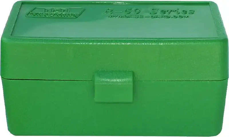 Коробка для патронов MTM кал. 7,62х39. Количество - 50шт. Цвет - зеленый