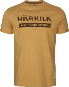 Футболка Harkila logo 2-pack M Antique sand/Dark olive