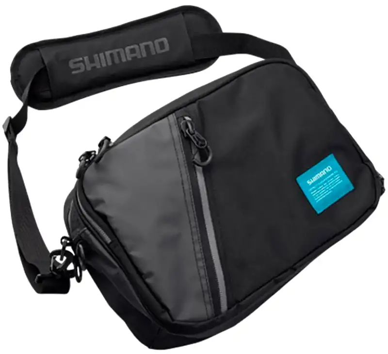 Сумка Shimano Shoulder Bag Medium 10х34x23cm ц:черный