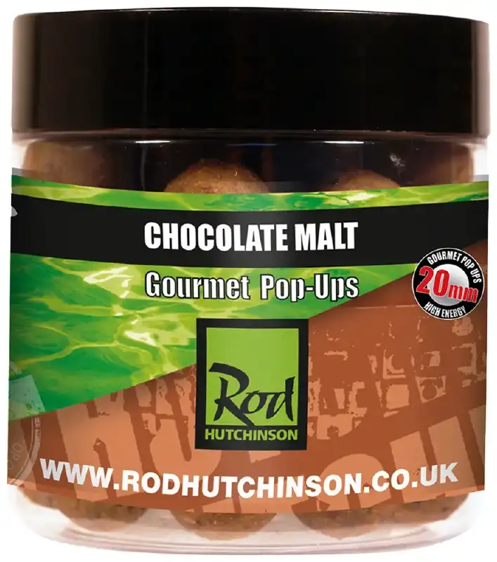 Бойлы Rod Hutchinson Pop Ups Chocolate Malt with Regular Sense Appeal 20mm