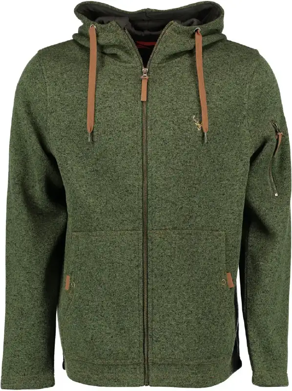 Кофта Orbis Textil Herrenjacke Strick-Fleece XL Зелений