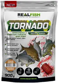 Прикормка Real Fish Прикормка Торнадо Лящ (Пряник-Корица) 0.900 kg