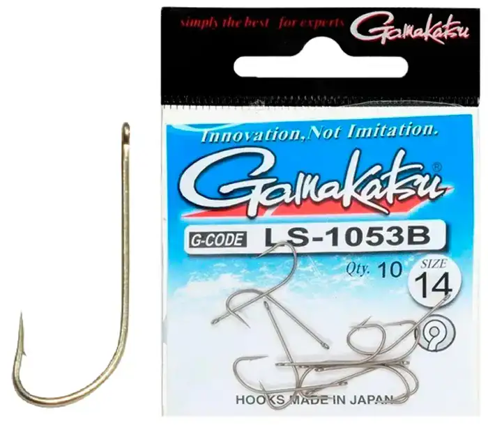Крючок Gamakatsu LS-1053B N/L №18 (10шт/уп) ц:bronze