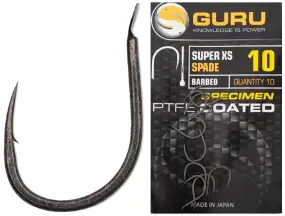 Крючок Guru Super XS Barbed/Spade Hook #8 (10 шт/уп)