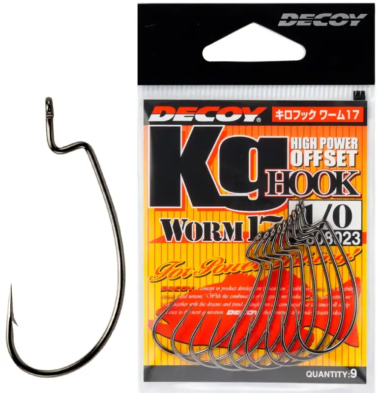 Крючок Decoy Worm17 Kg Hook #2/0 (8 шт/уп)